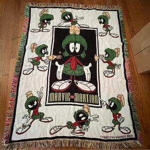 Vintage Marvin the Martian Throw blanket